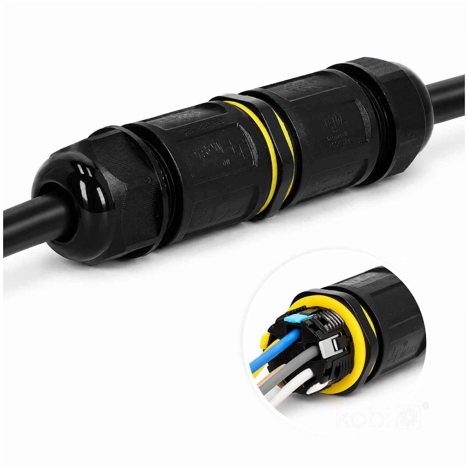 Waterproof connector HERMELINK 5x0,5-2,5mm² 10-14mm IP68 Kobi