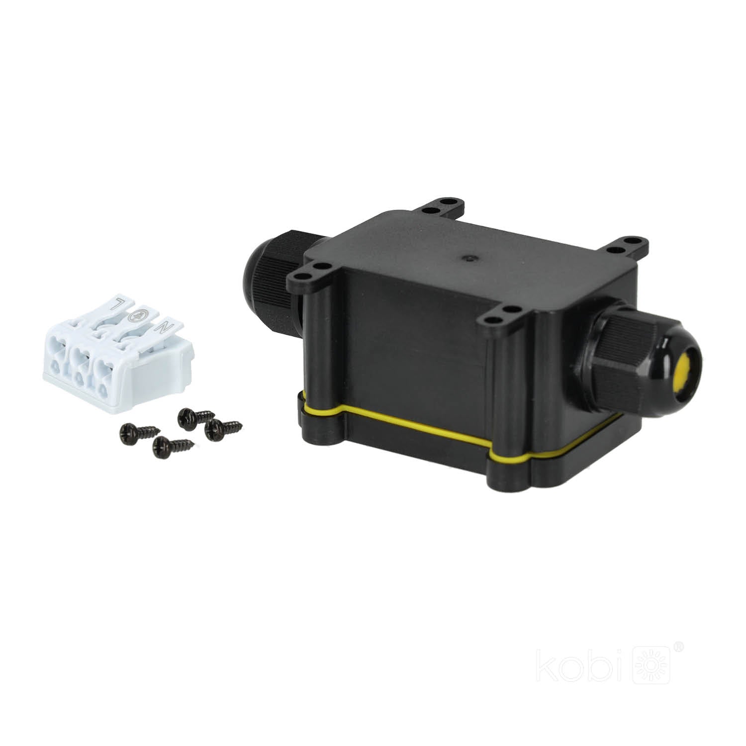 Waterproof connector HERMELINKx2 3x0,5-2,5mm² 4-8mm IP68 Kobi