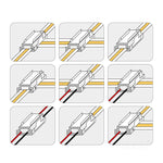 Connector 9 in 1 for LED stripe COB 8mm Kobi