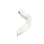 Connector for 3-circuit track FLEX white Kobi