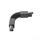 Connector for 3-circuit track FLEX black Kobi