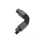 Connector for 3-circuit track FLEX black Kobi