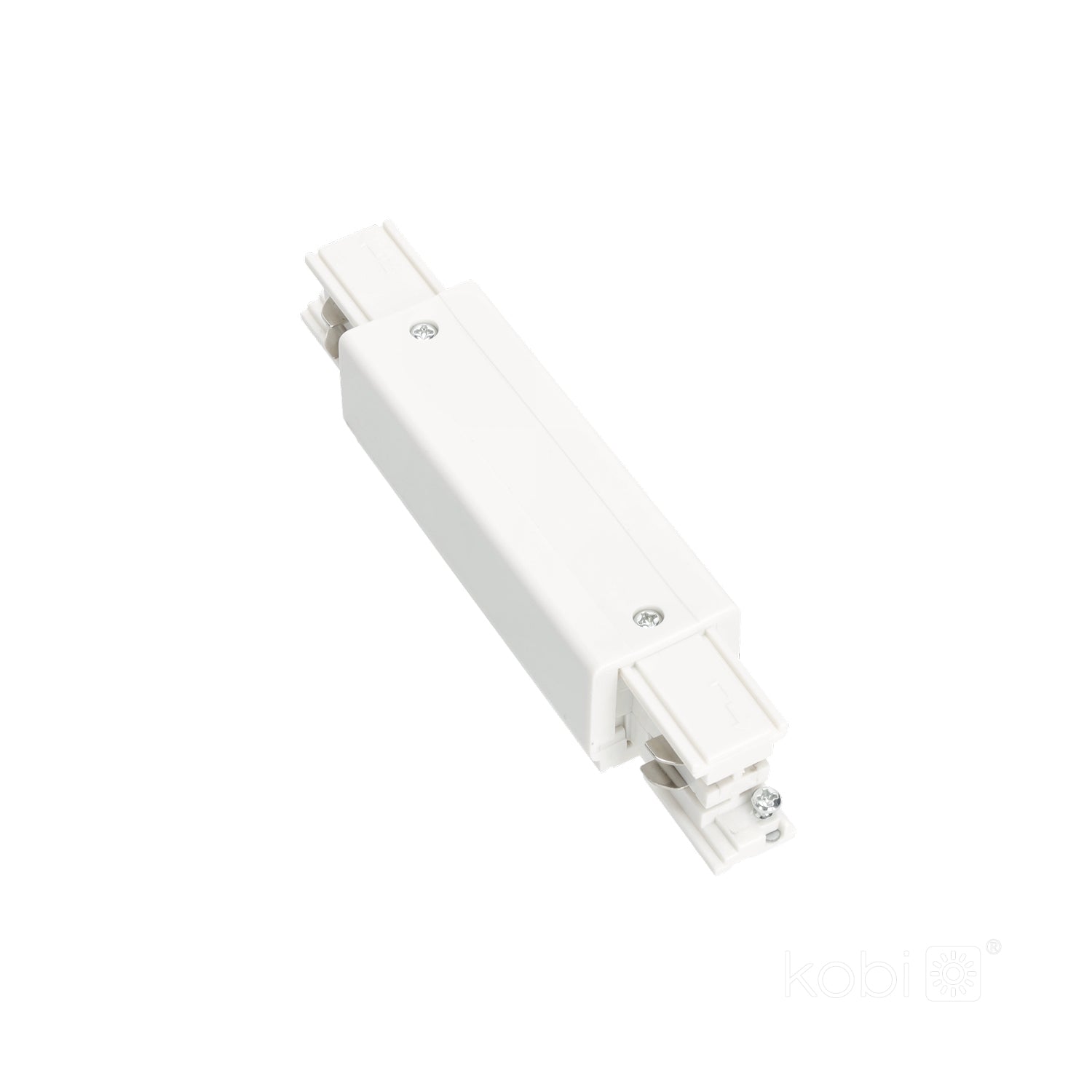 External connector for 3-circuit track I white Kobi