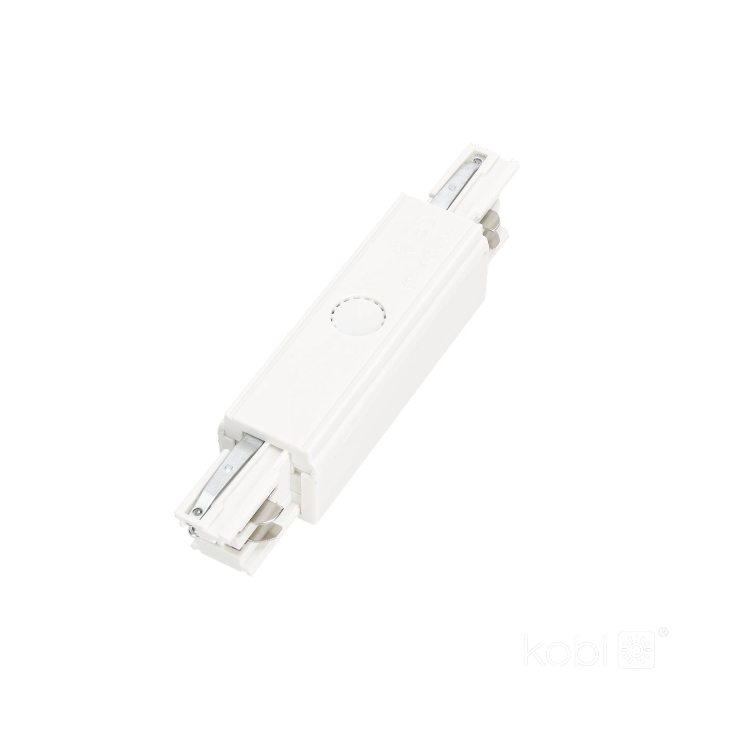 External connector for 3-circuit track I white Kobi