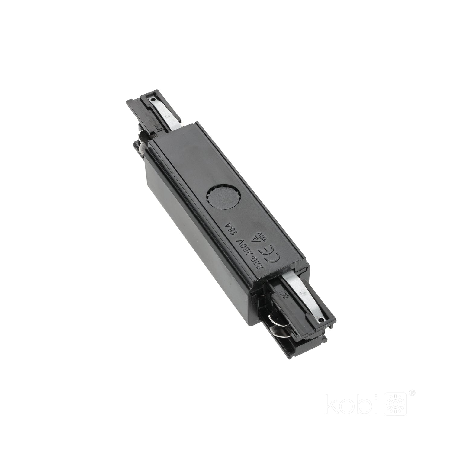 External connector for 3-circuit track I black Kobi