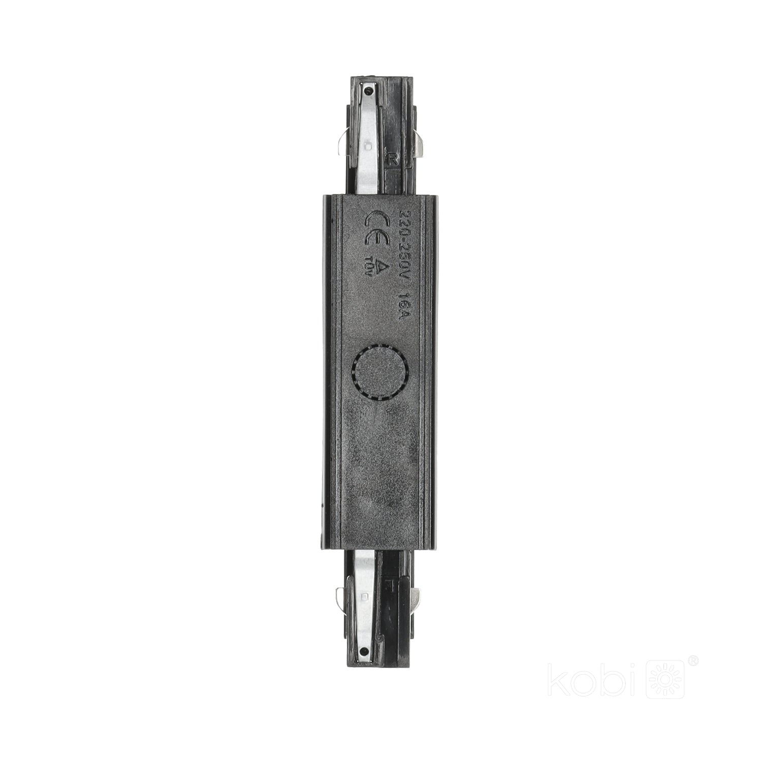 External connector for 3-circuit track I black Kobi