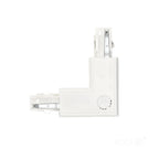 Connector for 3-circuit track L LEFT white Kobi