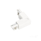 Connector for 3-circuit track L RIGHT white Kobi