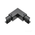 Connector for 3-circuit track L RIGHT black Kobi