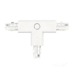 Connector for 3-circuit track T RIGHT white Kobi