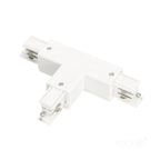 Connector for 3-circuit track T RIGHT white Kobi