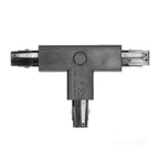 Connector for 3-circuit track T RIGHT black Kobi