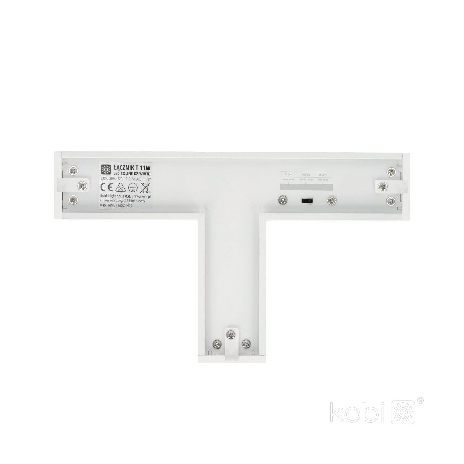 T-connector for LED KOLINE K2 white Kobi Pro