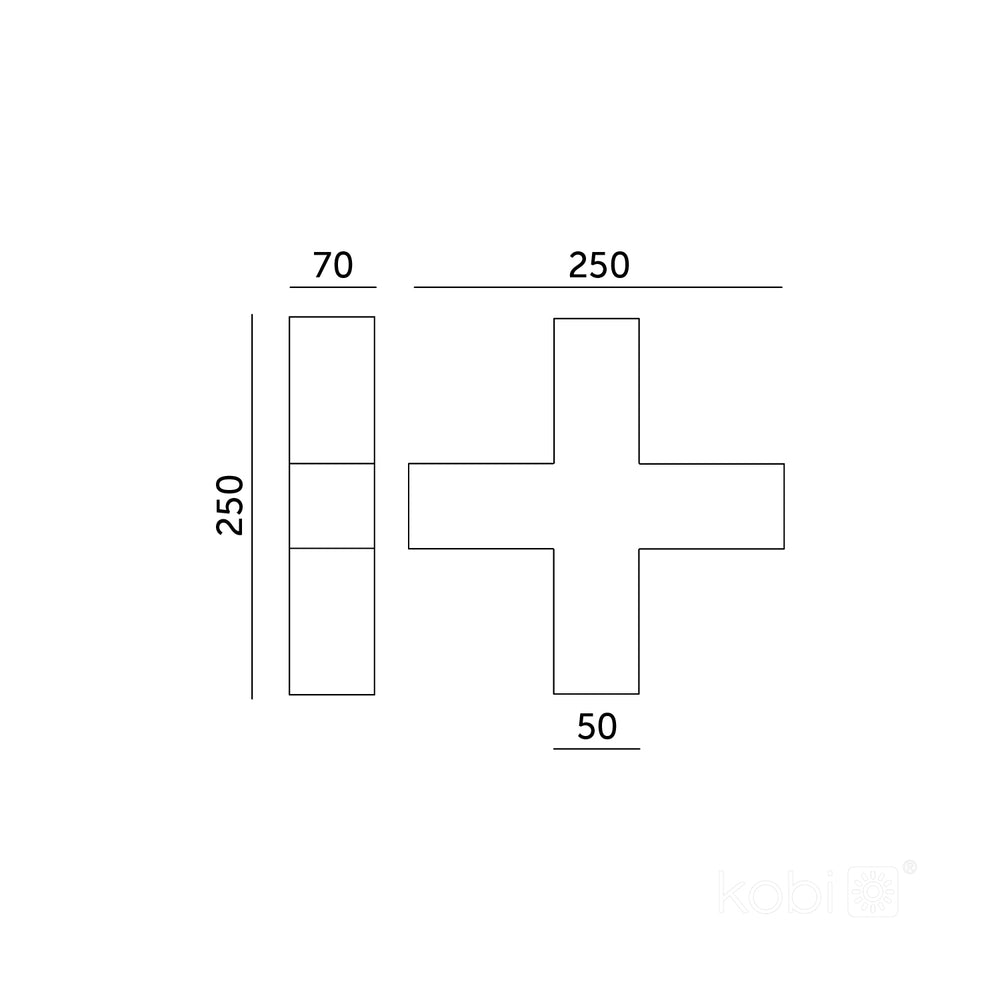 X-connector for LED KOLINE K2 white Kobi Pro