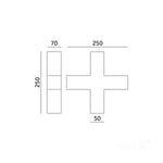 X-connector for LED KOLINE K2 black Kobi Pro
