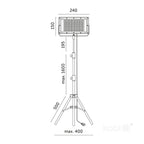 LED grow lamp LED FIRON 45W Kobi Design