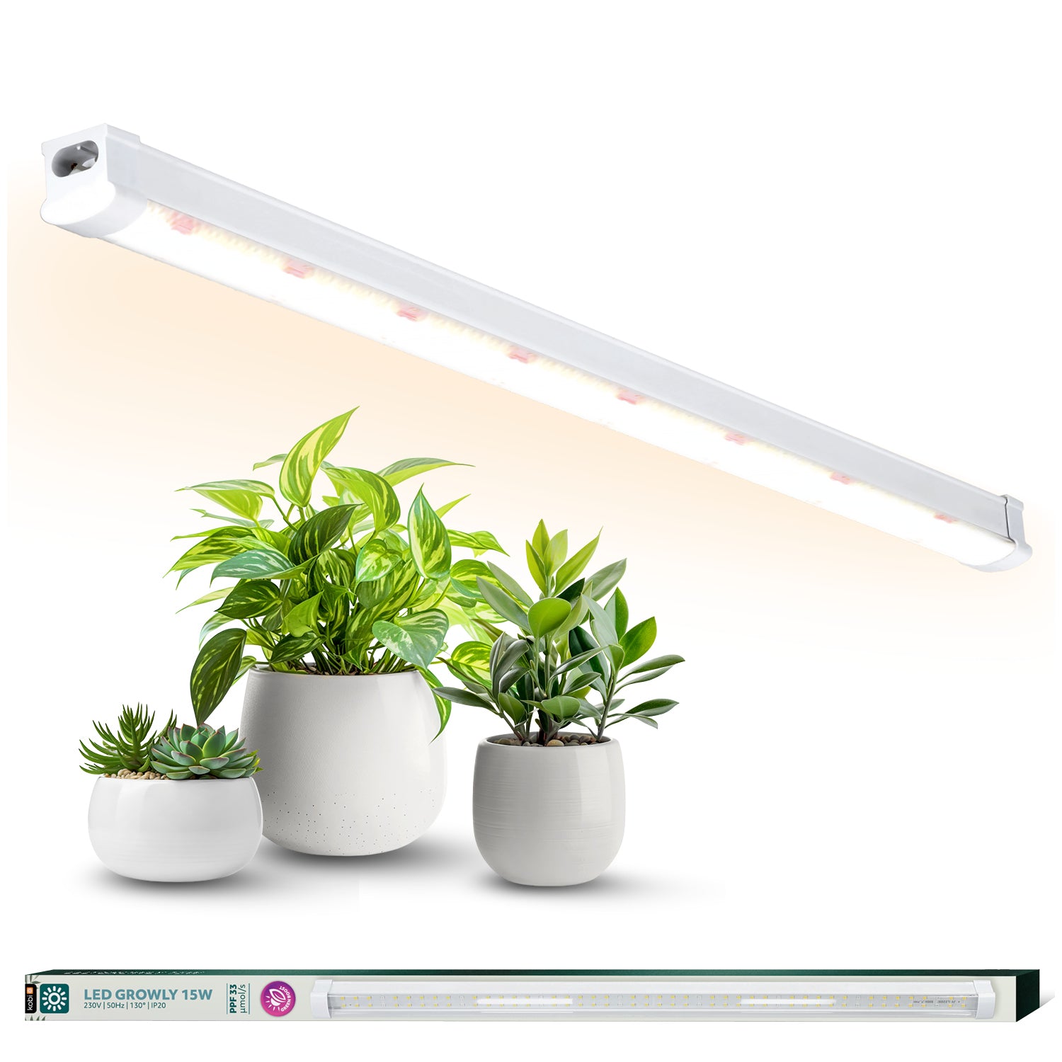 LED grow lamp LED GROWLY 15W Kobi Design