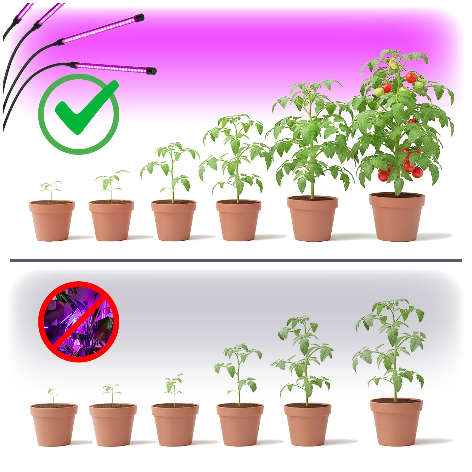 LED grow lamp LED VITARO 4 CLIP 10W Kobi Design