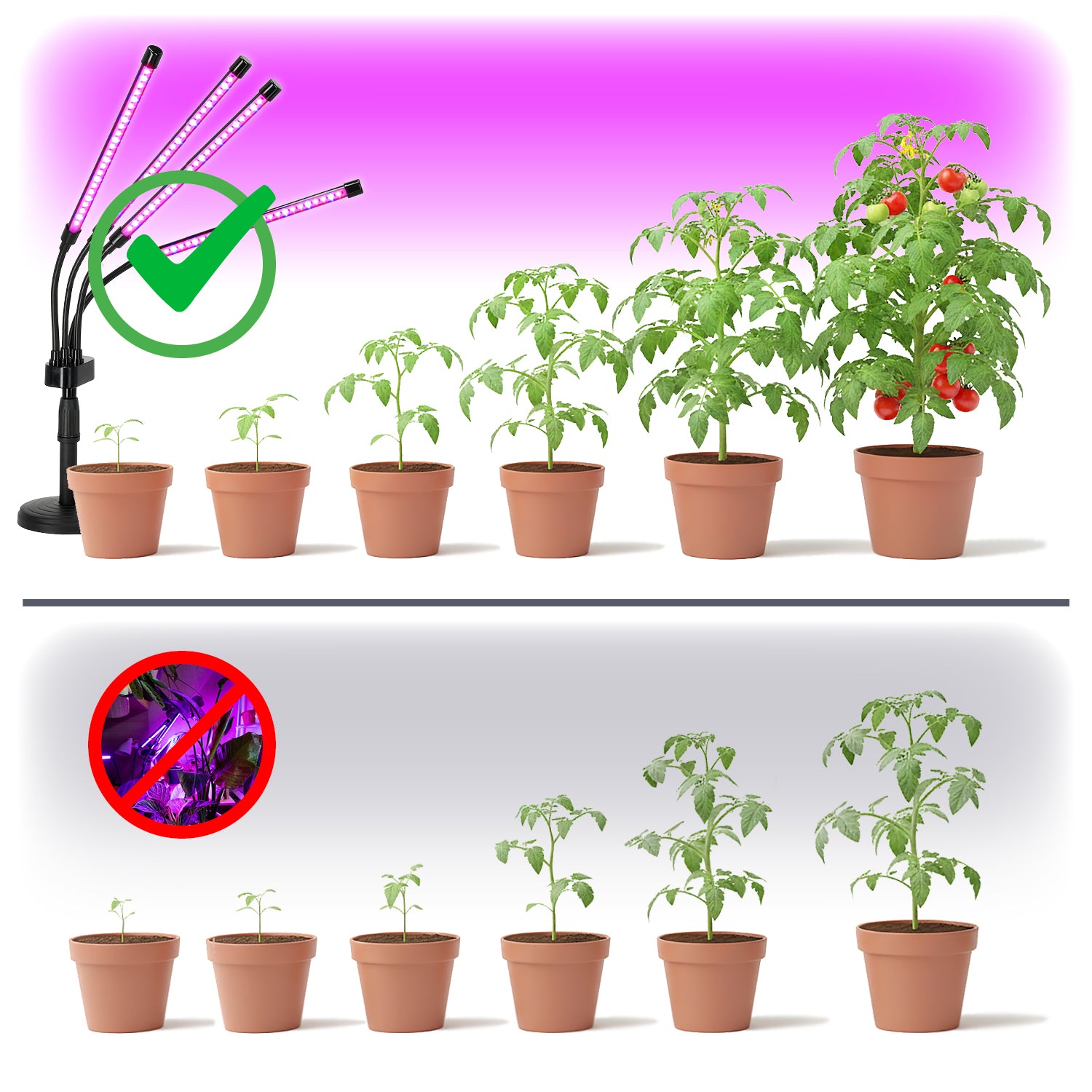 LED grow lamp LED VITARO 4 ST MINI 10W Kobi Design