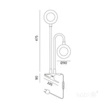 LED grow lamp LED VITARO RING 2 CLIP 8W Kobi Design