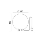 Garden lamp GARDEN BALL L 1xE27 IP65 Kobi