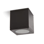 Square garden lamp 1xGU10 IP44 black LLS