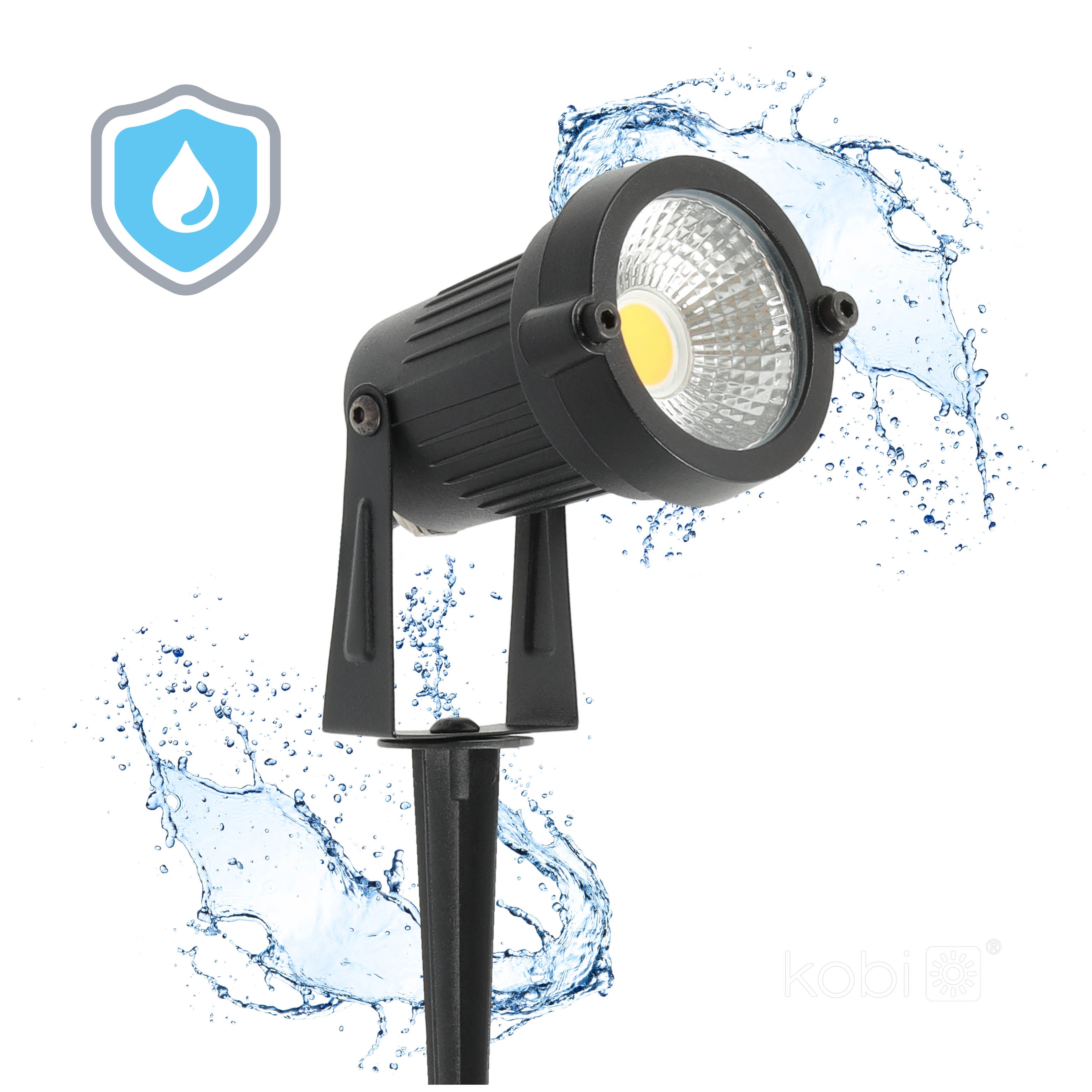 Garden lamp LED BLAKE 5W 3000K IP65 black Kobi