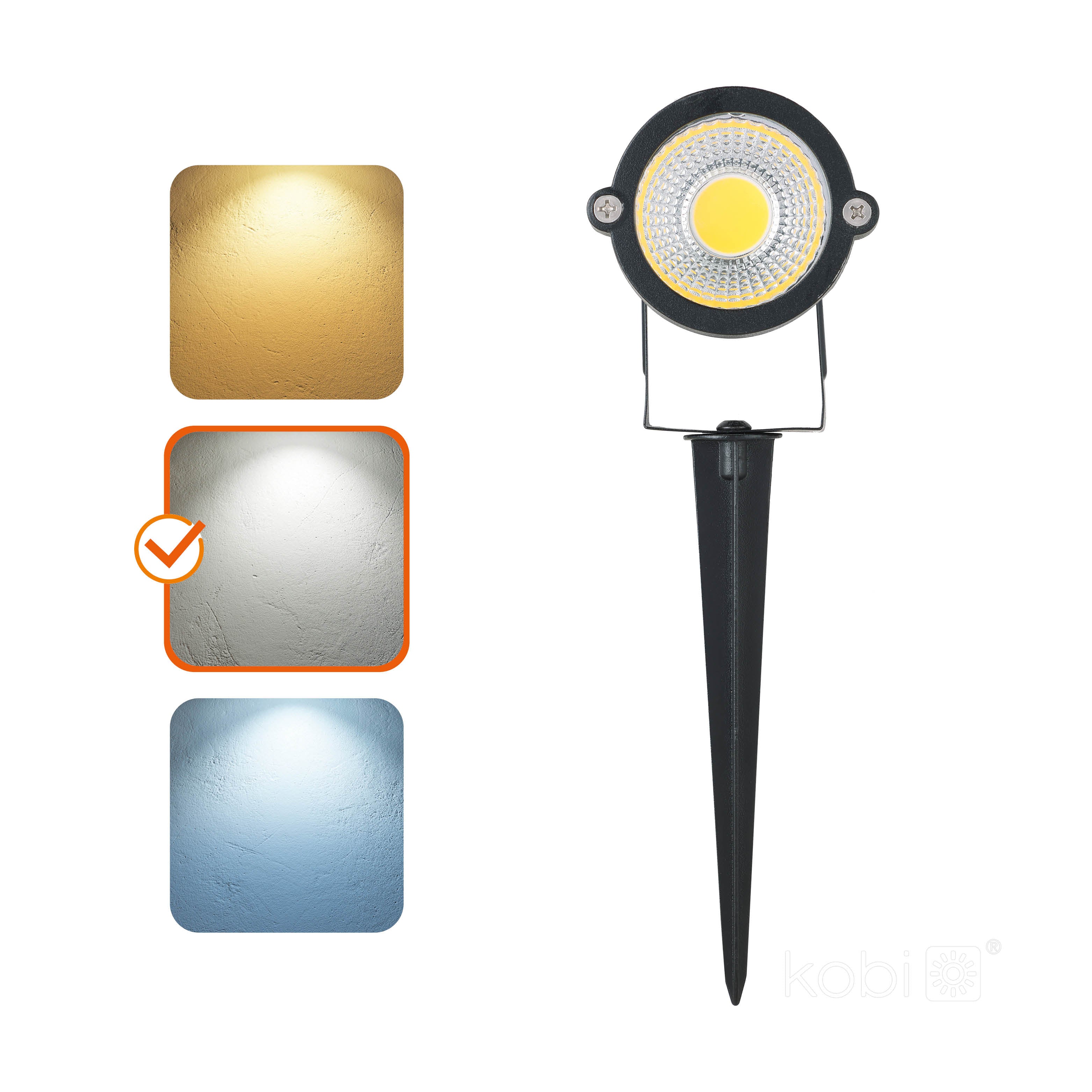 Garden lamp LED BLAKE 5W 4000K IP65 black Kobi