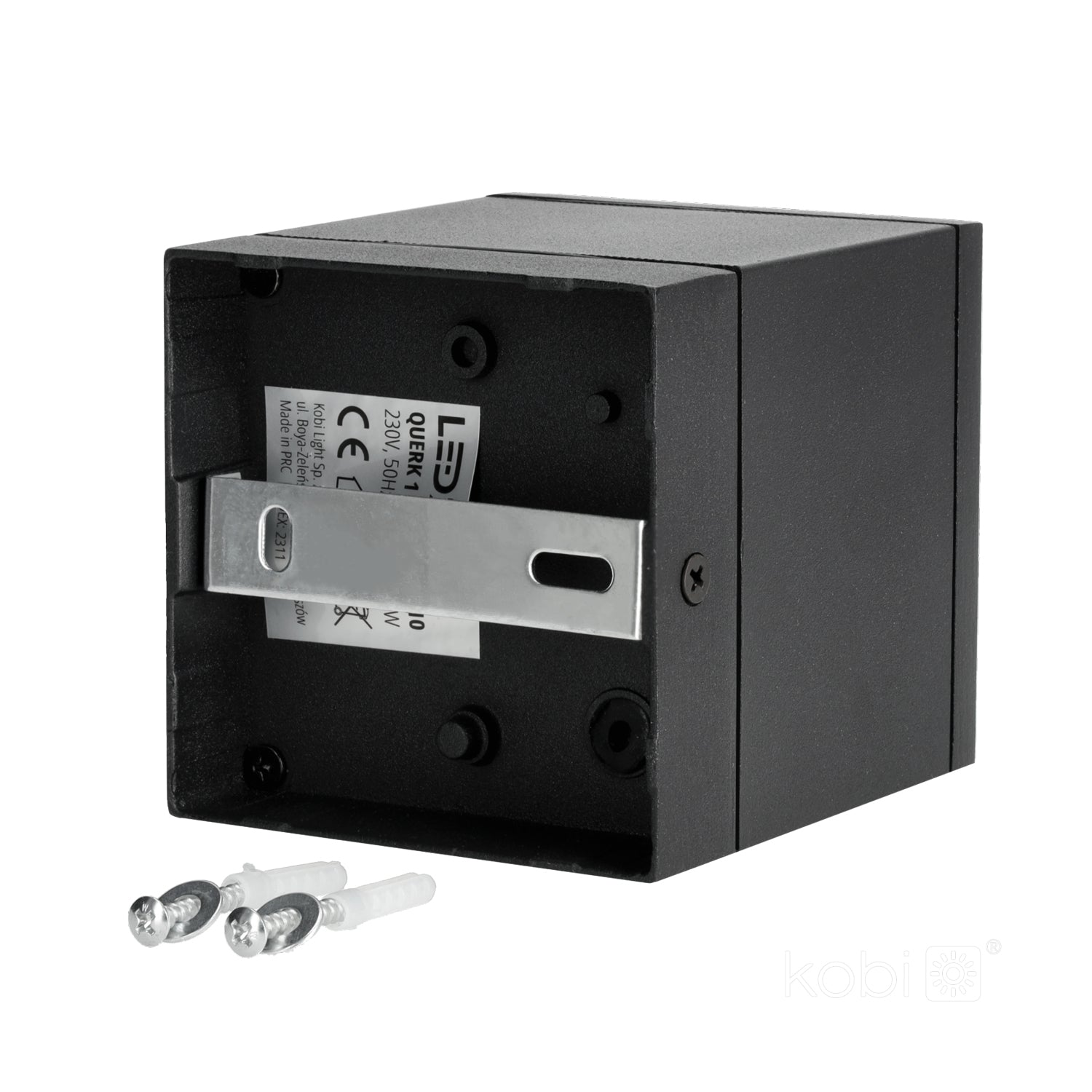 Garden lamp QUERK 1 1xGU10 IP54 black LED2B