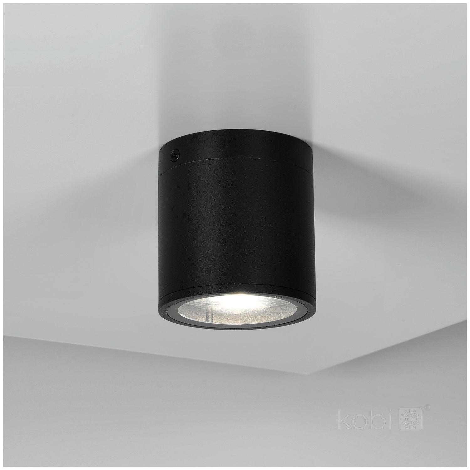 Garden lamp QUERK 2 1xGU10 IP54 black LED2B