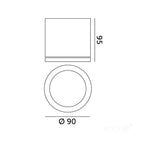 Garden lamp QUERK 2 1xGU10 IP54 black LED2B