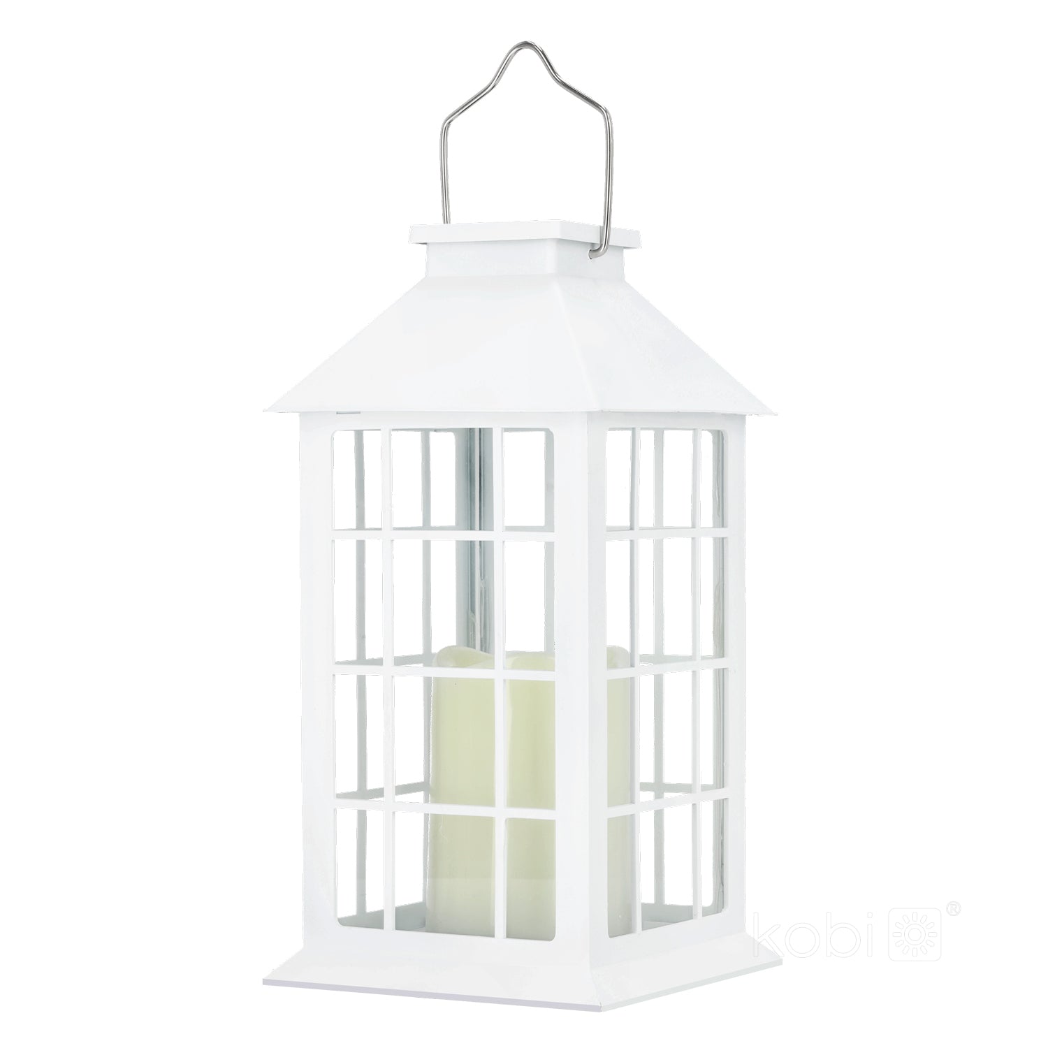 Solar garden lamp LED CANDELIO 2700K white LED2B