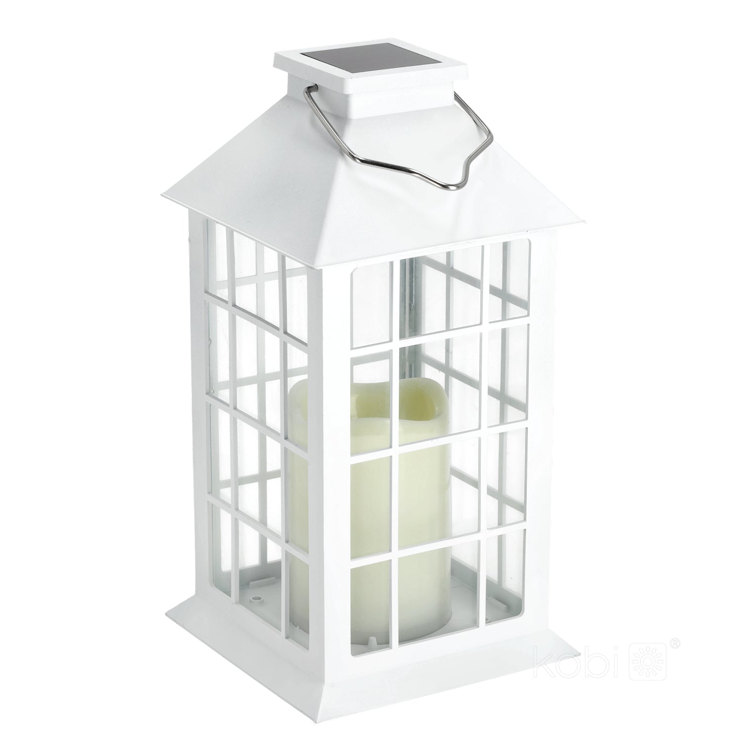 Solar garden lamp LED CANDELIO 2700K white LED2B