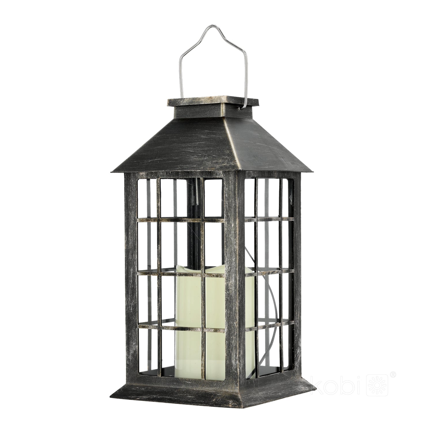 Solar garden lamp LED CANDELIO 2700K gold LED2B