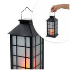 Solar garden lamp LED CANDELIO MILKY 1600K IP44 black LED2B