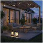 Solar garden lamp LED CANDELIO STAR 2700K IP44 black LED2B