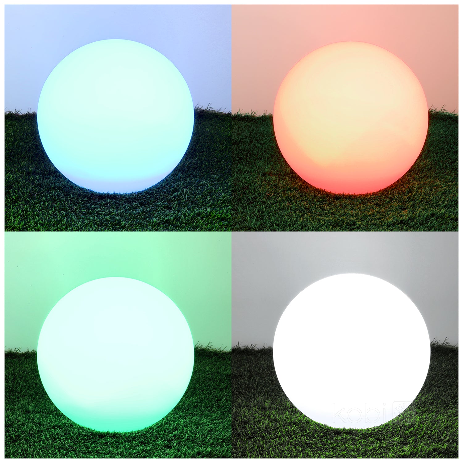 Garden lamp Solar LED GARDEN BALL 30cm 3000K+RGB Kobi Design