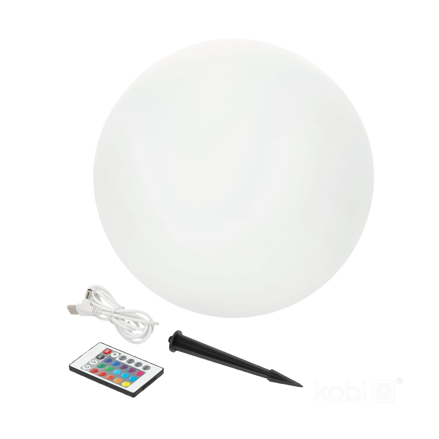 Garden lamp Solar LED GARDEN BALL 30cm 3000K+RGB Kobi Design