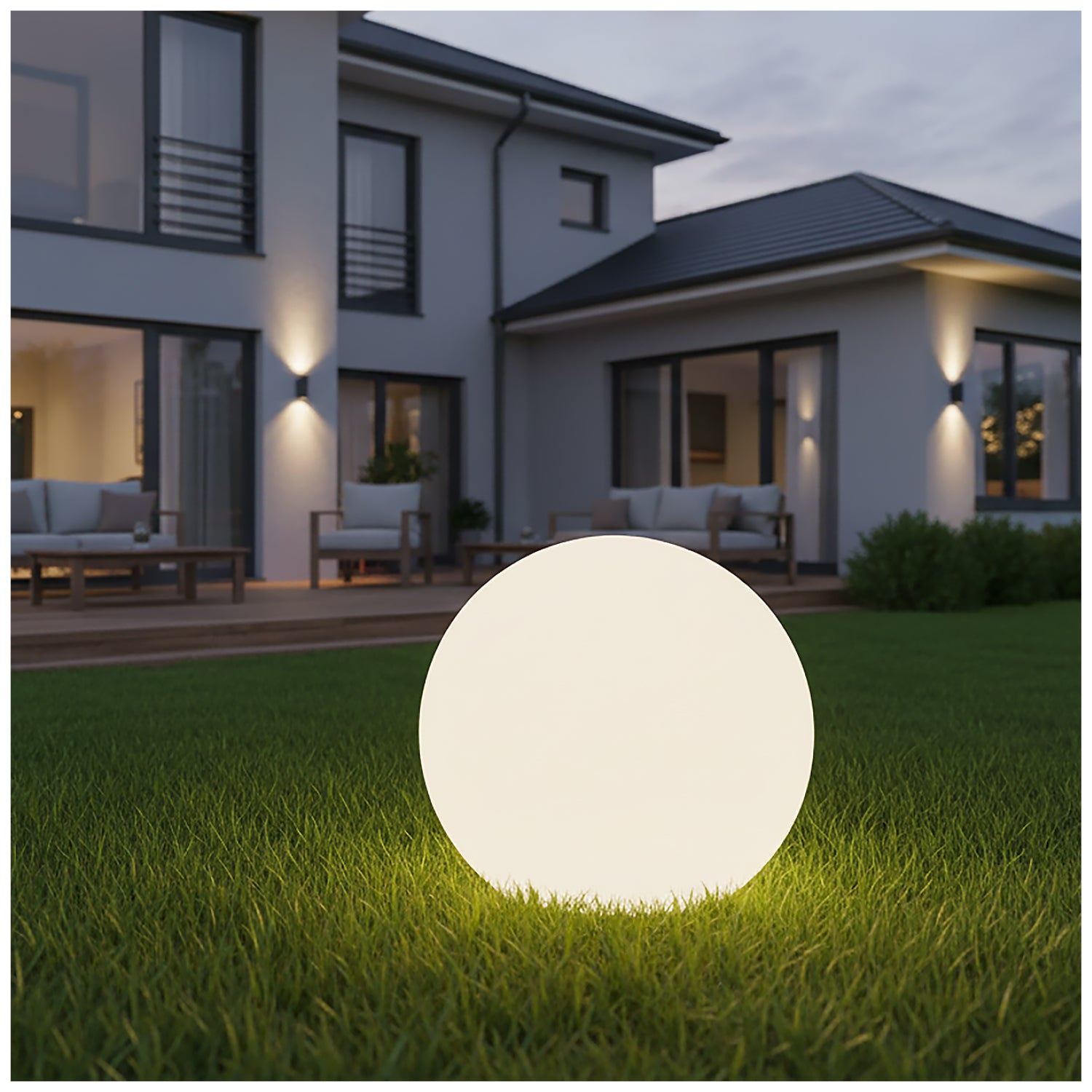 Garden lamp Solar LED GARDEN BALL 40cm 3000K+RGB Kobi Design