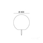 Garden lamp Solar LED GARDEN BALL 40cm 3000K+RGB Kobi Design