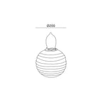 Solar garden lamp LED HARMONY 3000K IP44 LED2B