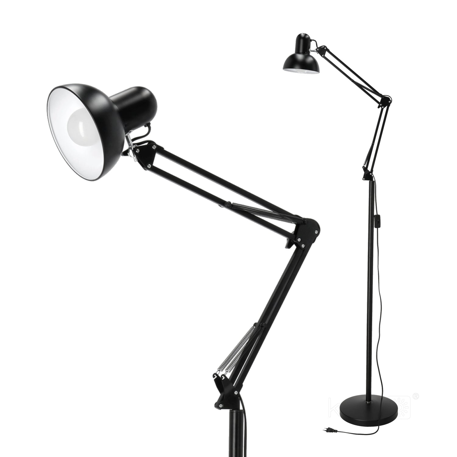 Floor lamp AURIQ ST 1xE27 black LED2B
