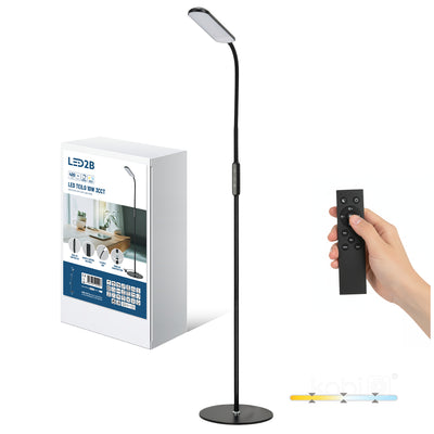 Floor lamp LED TEILO 10W 3CCT black LED2B