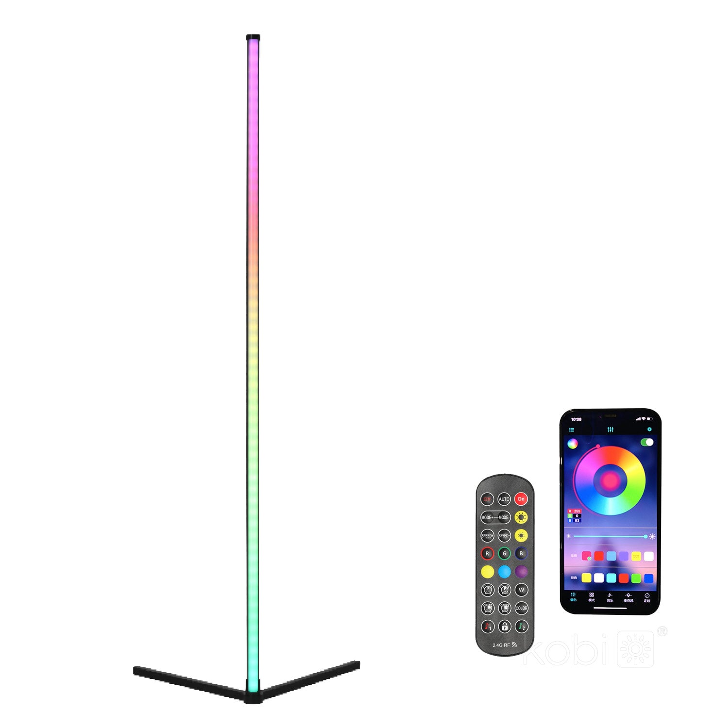 Lampa podłogowa PLAY SL 6W RGB Kobi Design