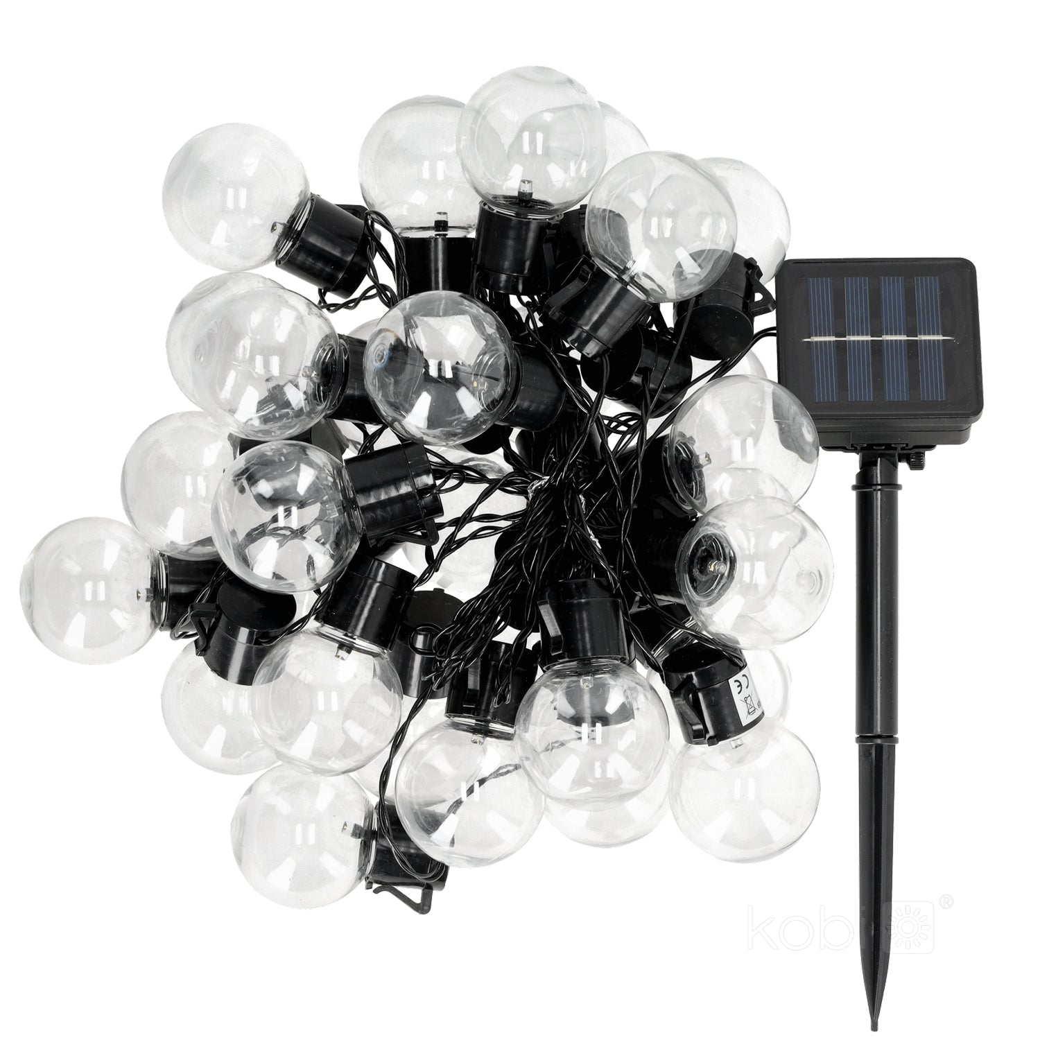 Solar garden lamp SOLAR 30 LED STARLIGHT 3000K LED2B