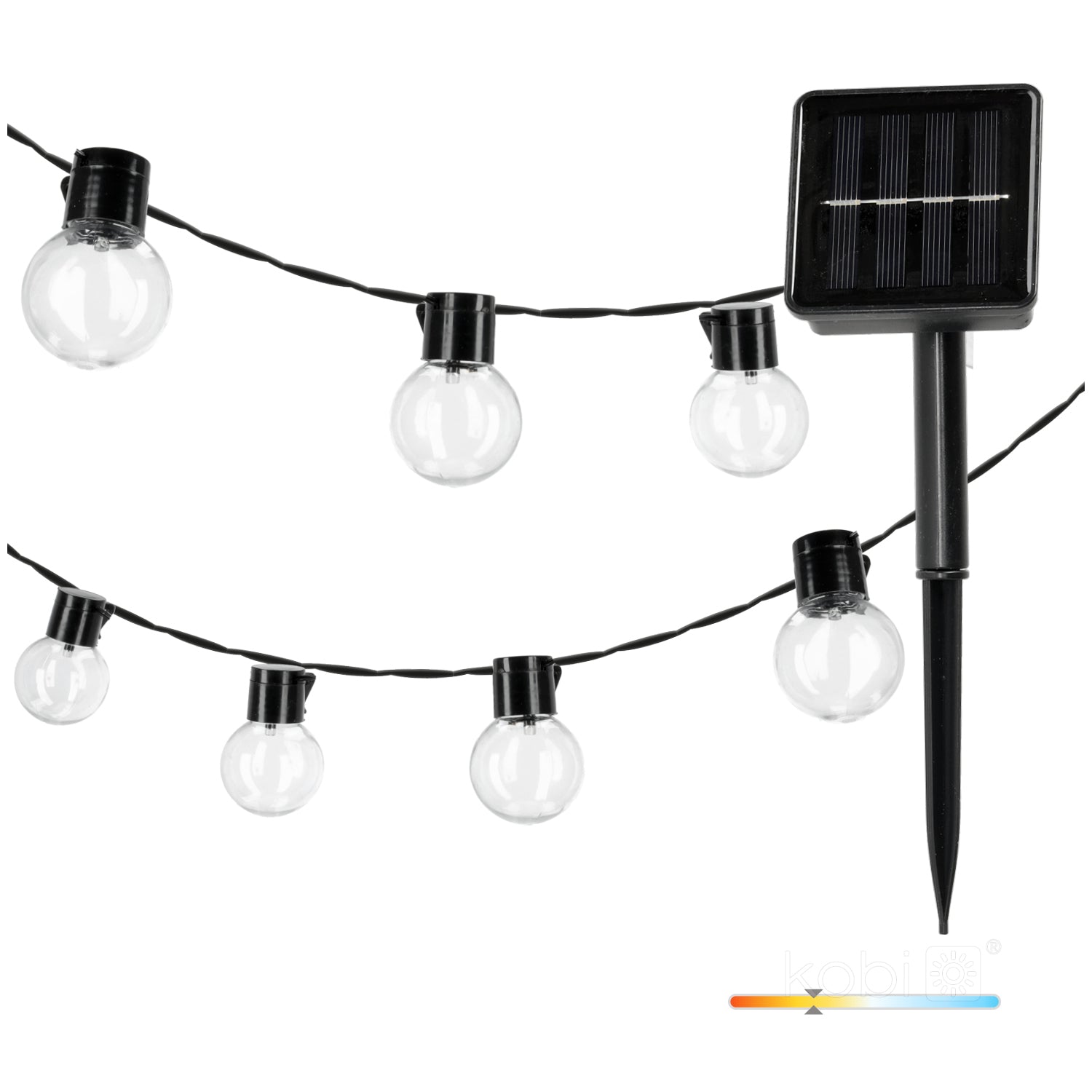 Solar garden lamp SOLAR 30 LED STARLIGHT 3000K LED2B
