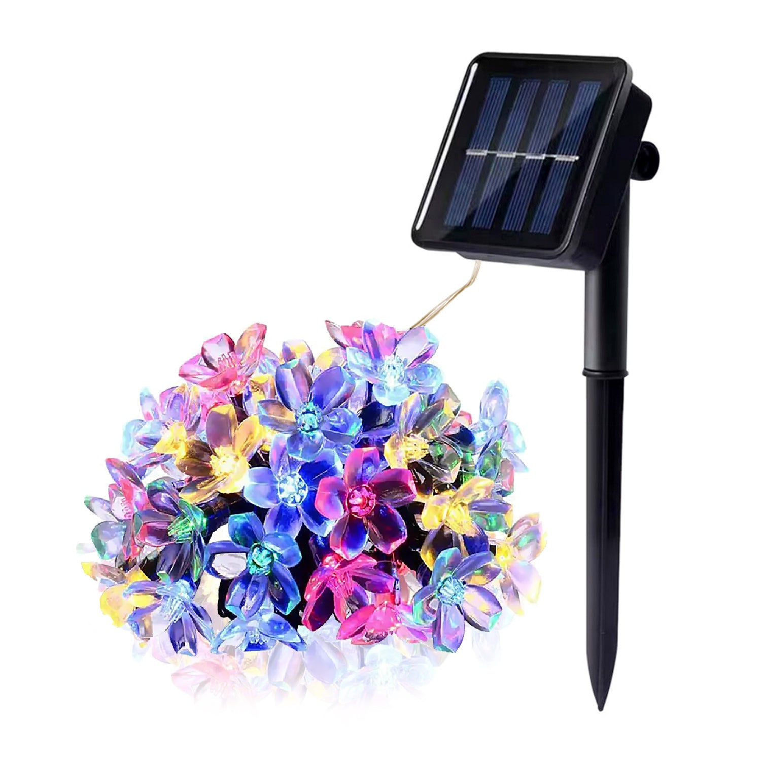Solar lamp SOLAR 50 LED LUME RGB LED2B