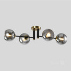 Ceiling lamp GLOBE ELEGANCE SMOKE S4 4xE14 Kobi Design