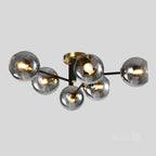 Ceiling lamp GLOBE ELEGANCE SMOKE S6 6xE14 Kobi Design