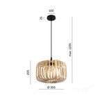 Hanging lamp BOHO BANDIGO 1xE27 Kobi Design